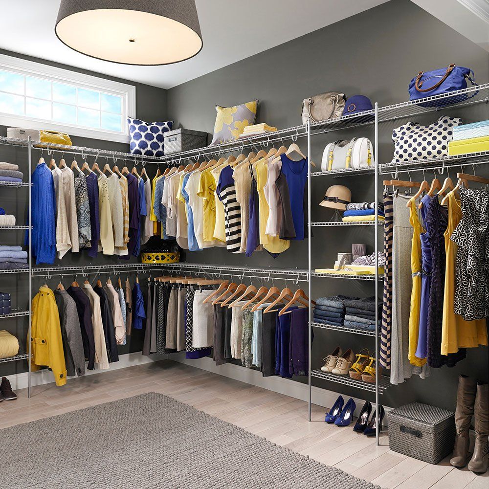Custom Walk In Wire Closet System
