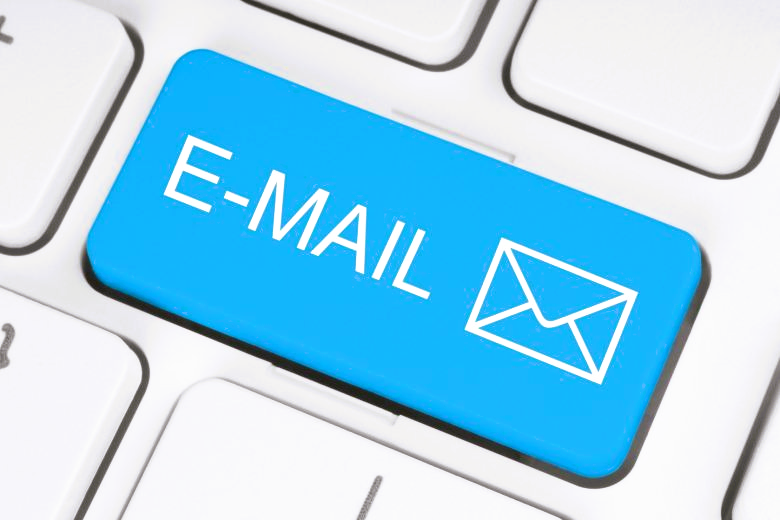 Blue keyboard key labeled