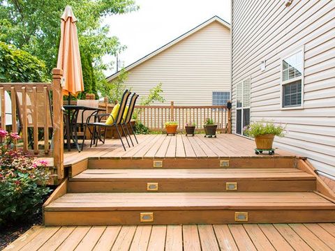 Deck installations — Wide Deck in Colchester, VT