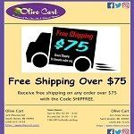 Free Shipping On Orders Over $75 Coupon — South Haven, MI — Olive Cart