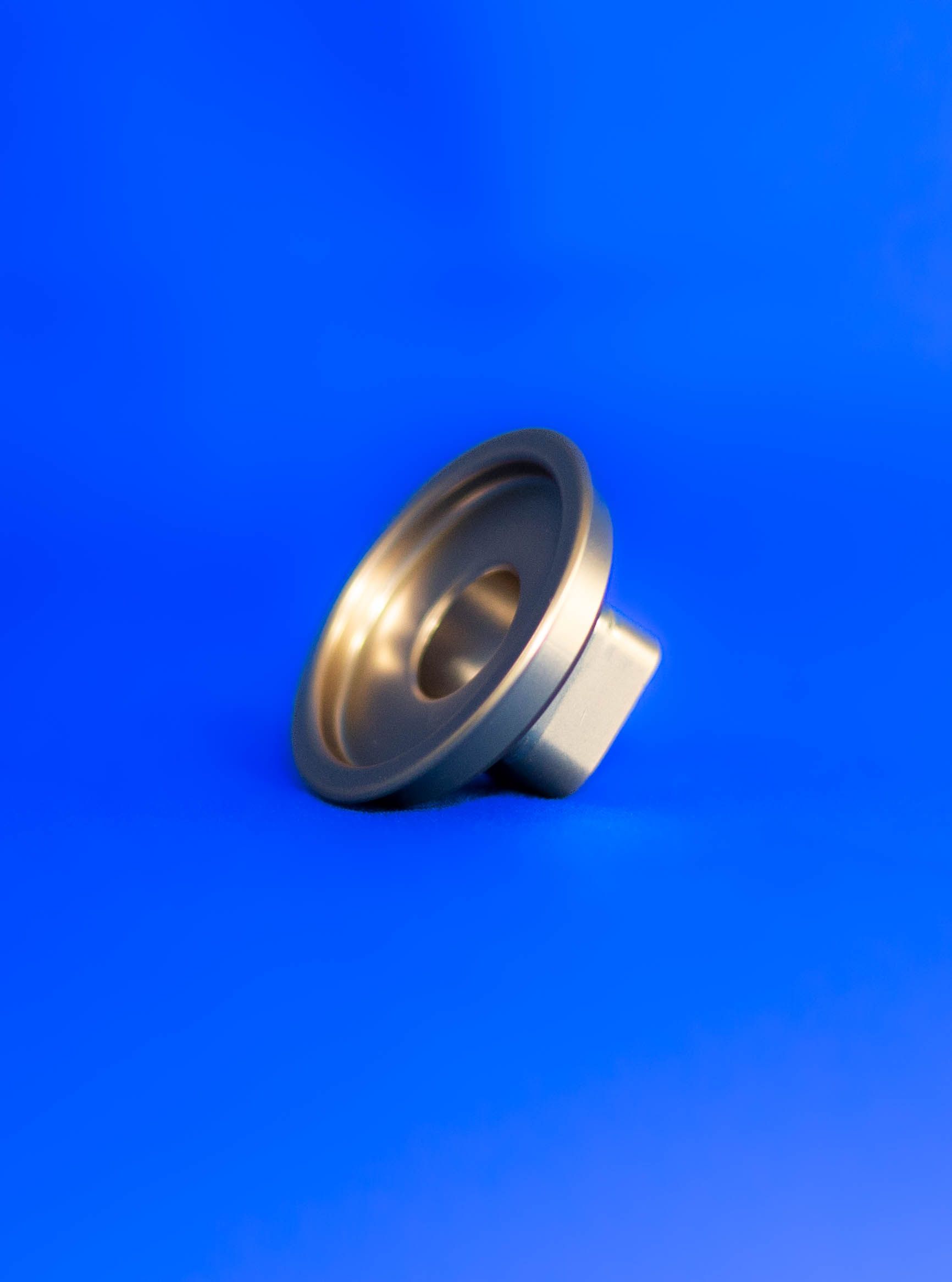 Lathe machined component