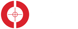 The logo for coyles pest control longview has a target in the middle of it.