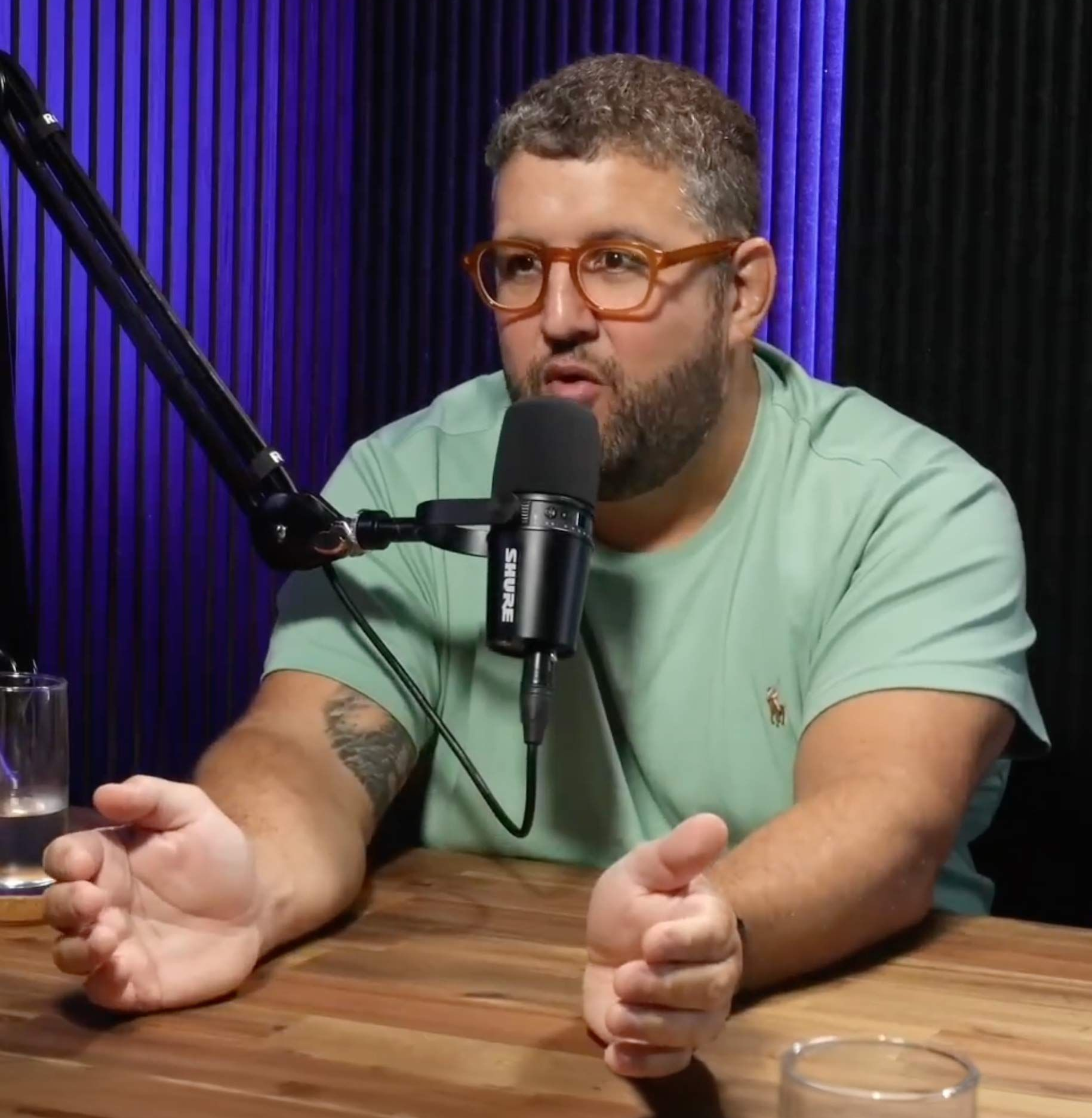 Lanson Partners team posing for a picture while sitting at a table