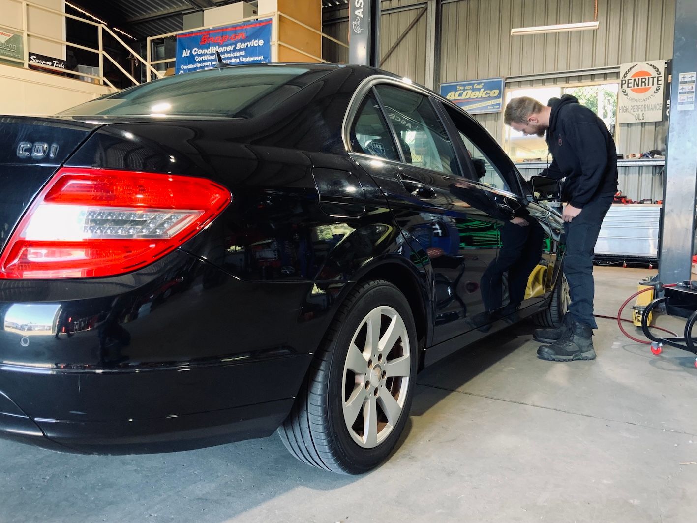 Mechanic and Car — H.M. Mechanical in Highfields, QLD