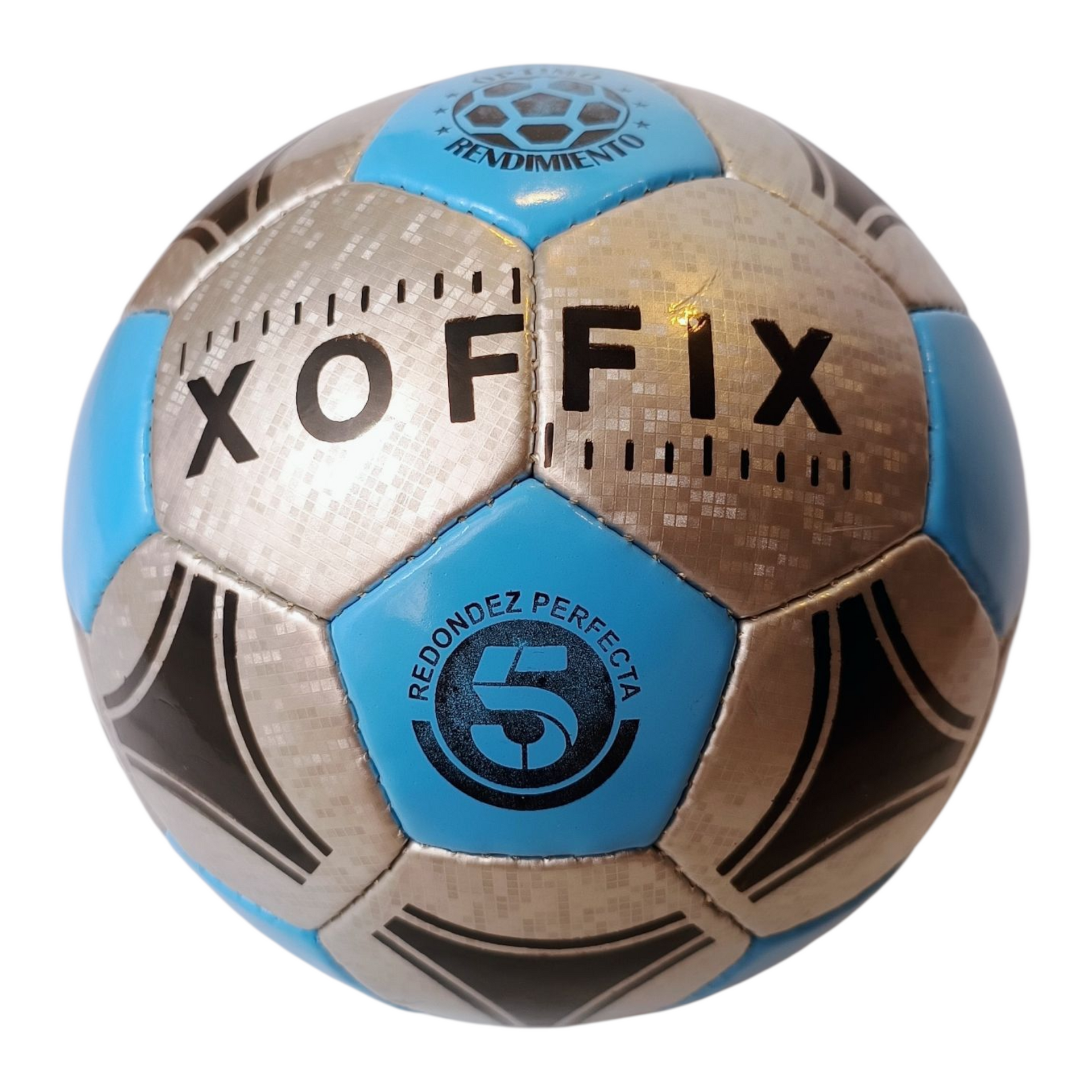 Pelota de PVC I CELESTE Y GRIS