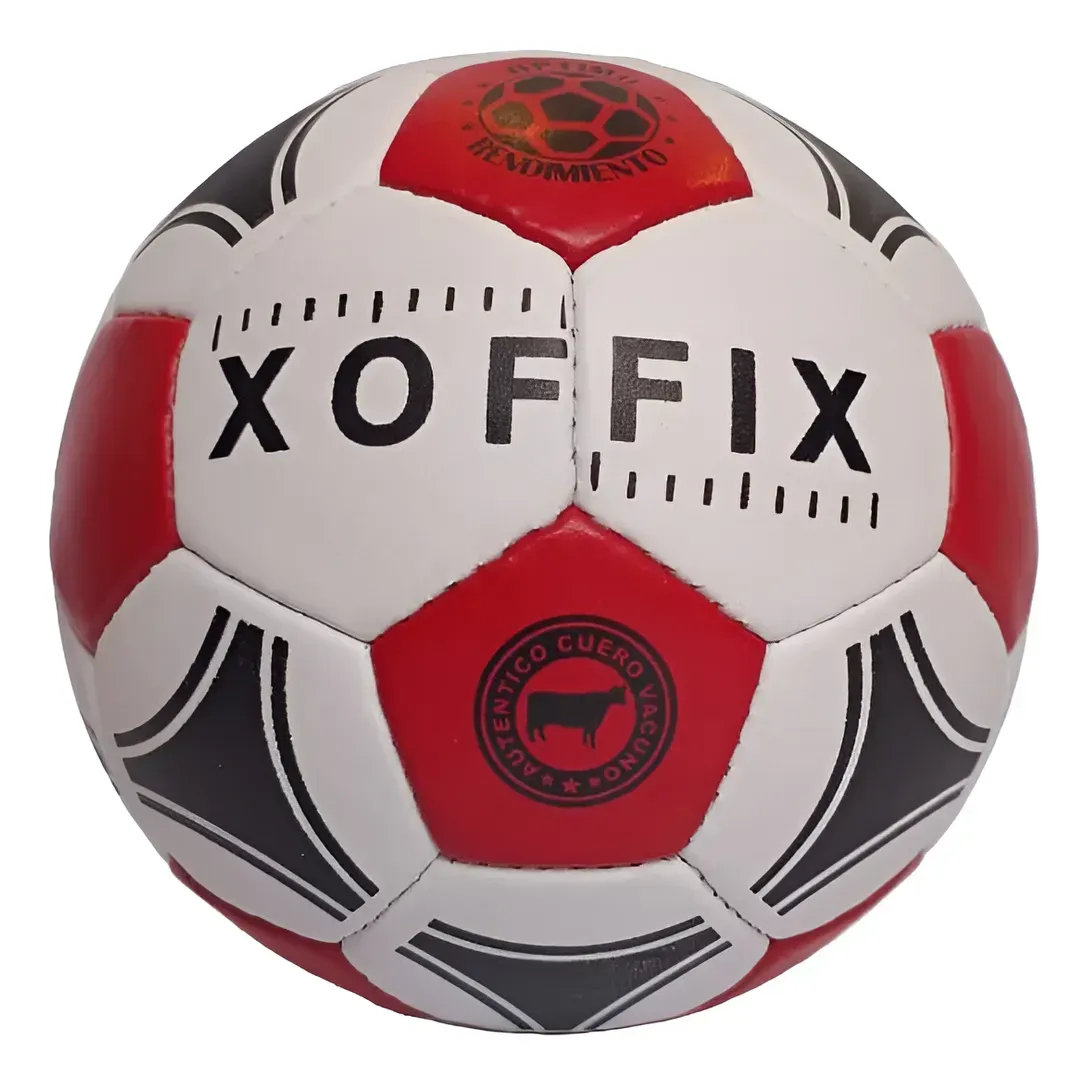 Pelota de cuero I EDICION LIMITADA I BLANCO C/ ROJO