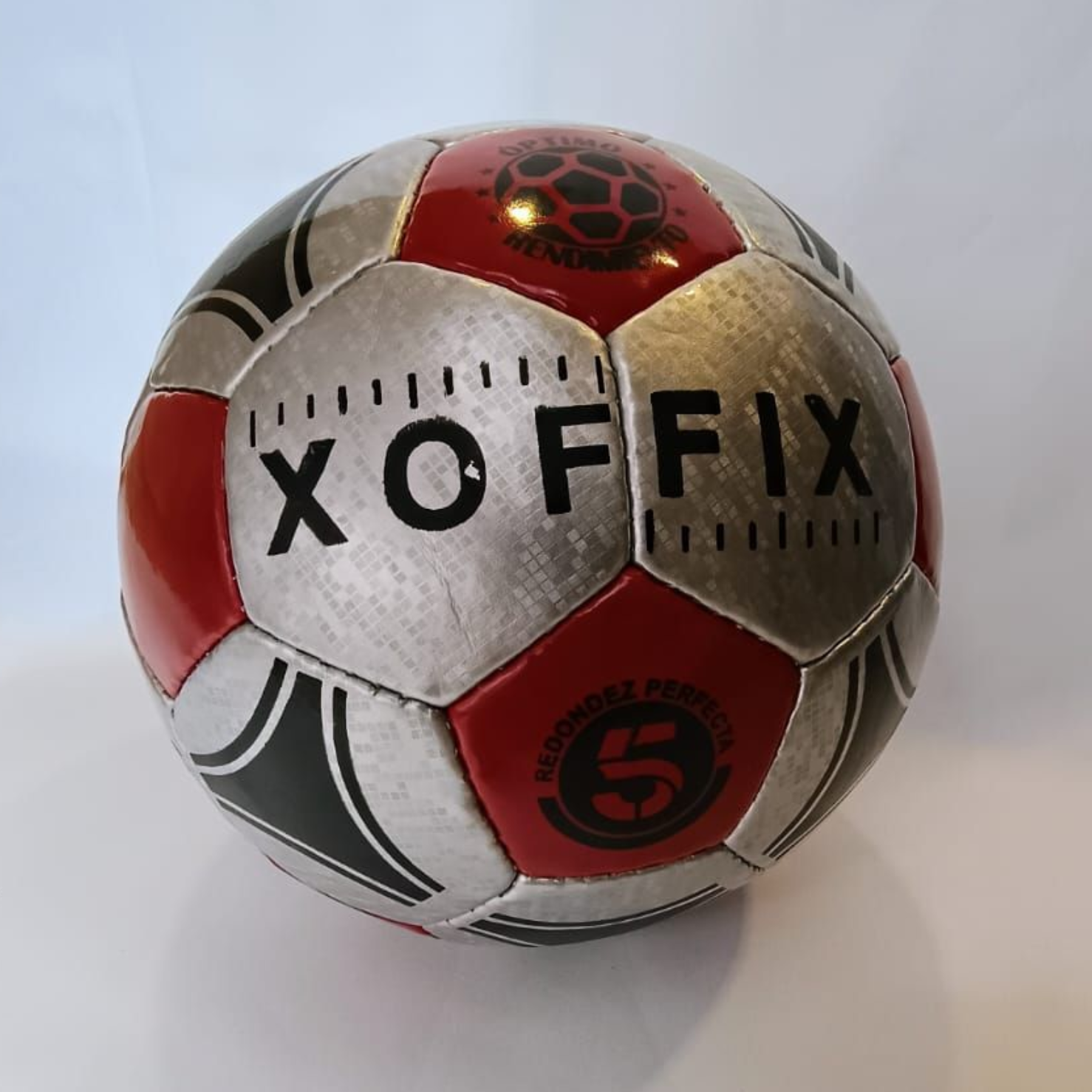 Pelota de PVC I ROJA Y GRIS