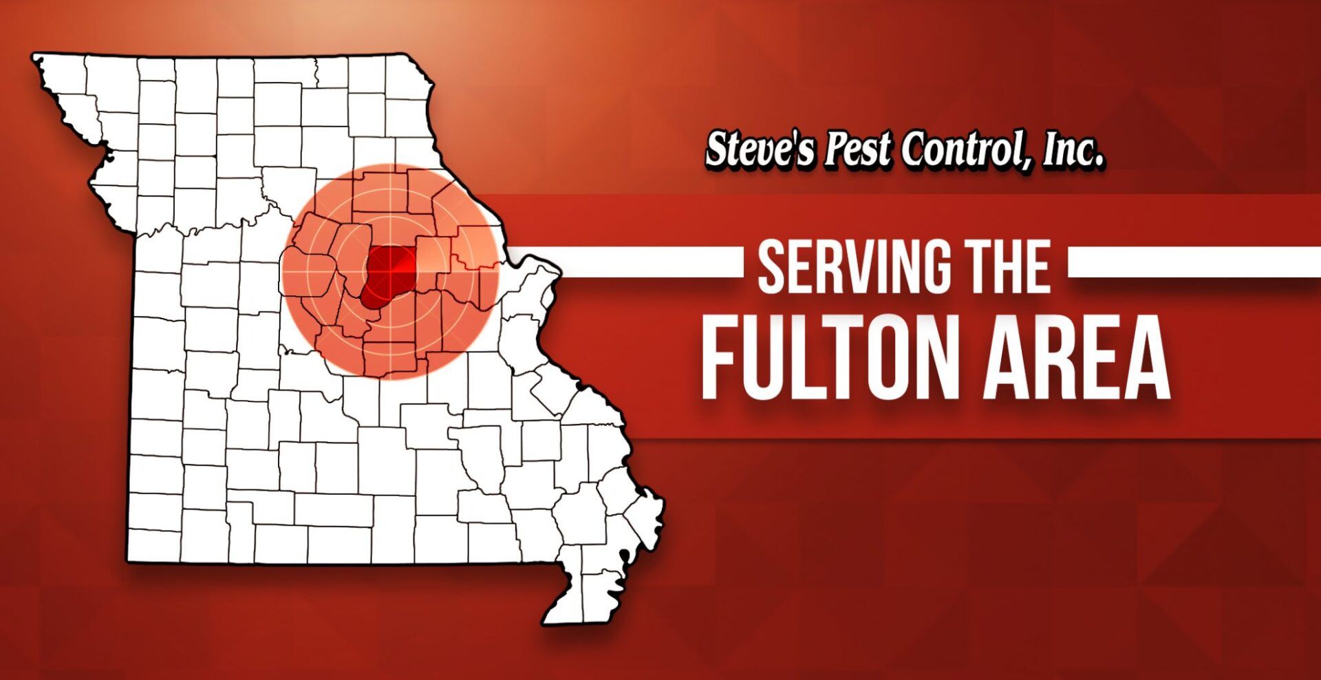 Steve's Pest Control Serves the Fulton, MO Area