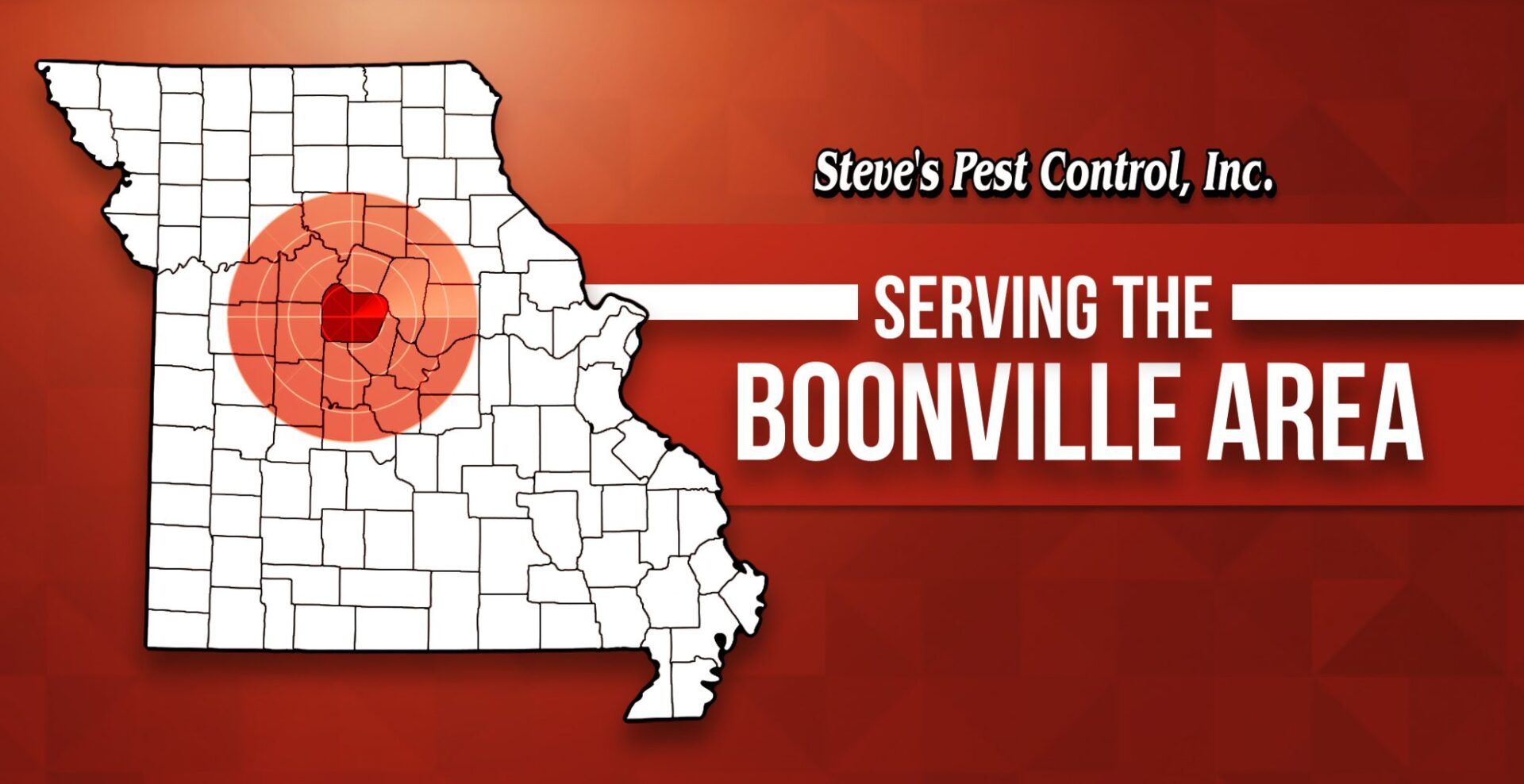 Steve's Pest Control Serves the Boonville, MO Area
