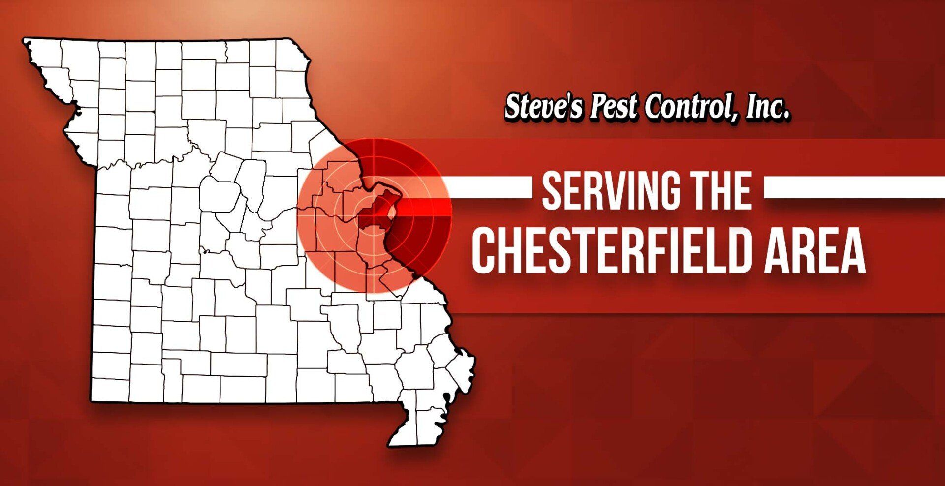 Steve's Pest Control Serves the Chesterfield, MO Area
