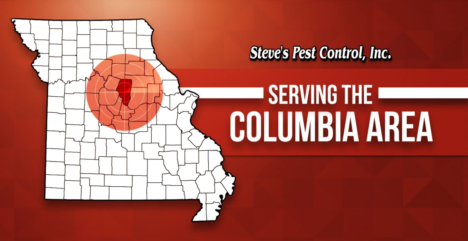 Steve's Pest Control Serves the Columbia, MO Area