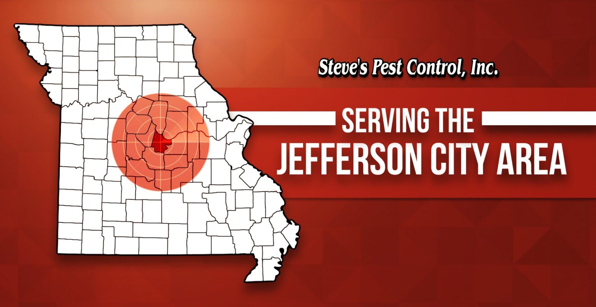 Steve's Pest Control Serves the Jefferson City, MO Area