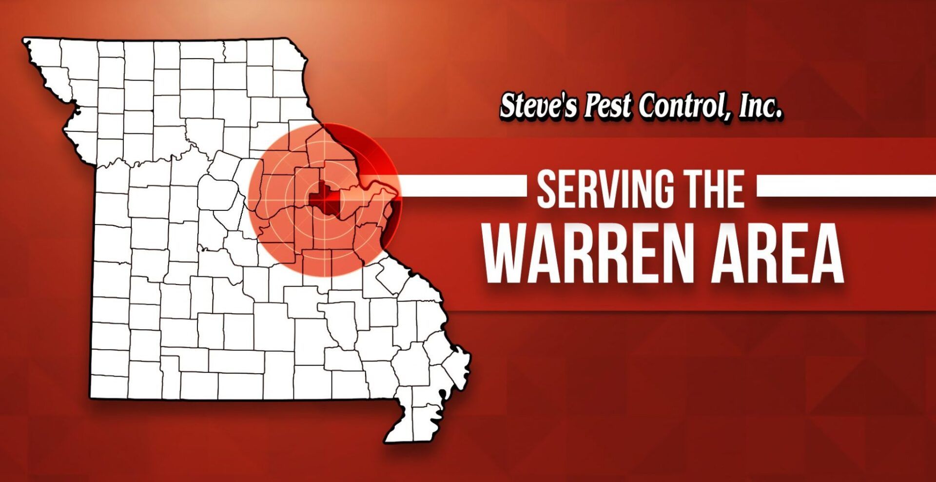 Steve's Pest Control Serves the Warren, MO Area