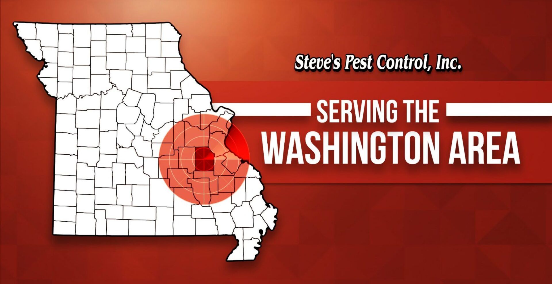 Steve's Pest Control Serves the Washington, MO Area