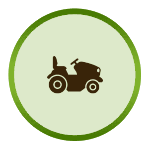 Garden tractors icon