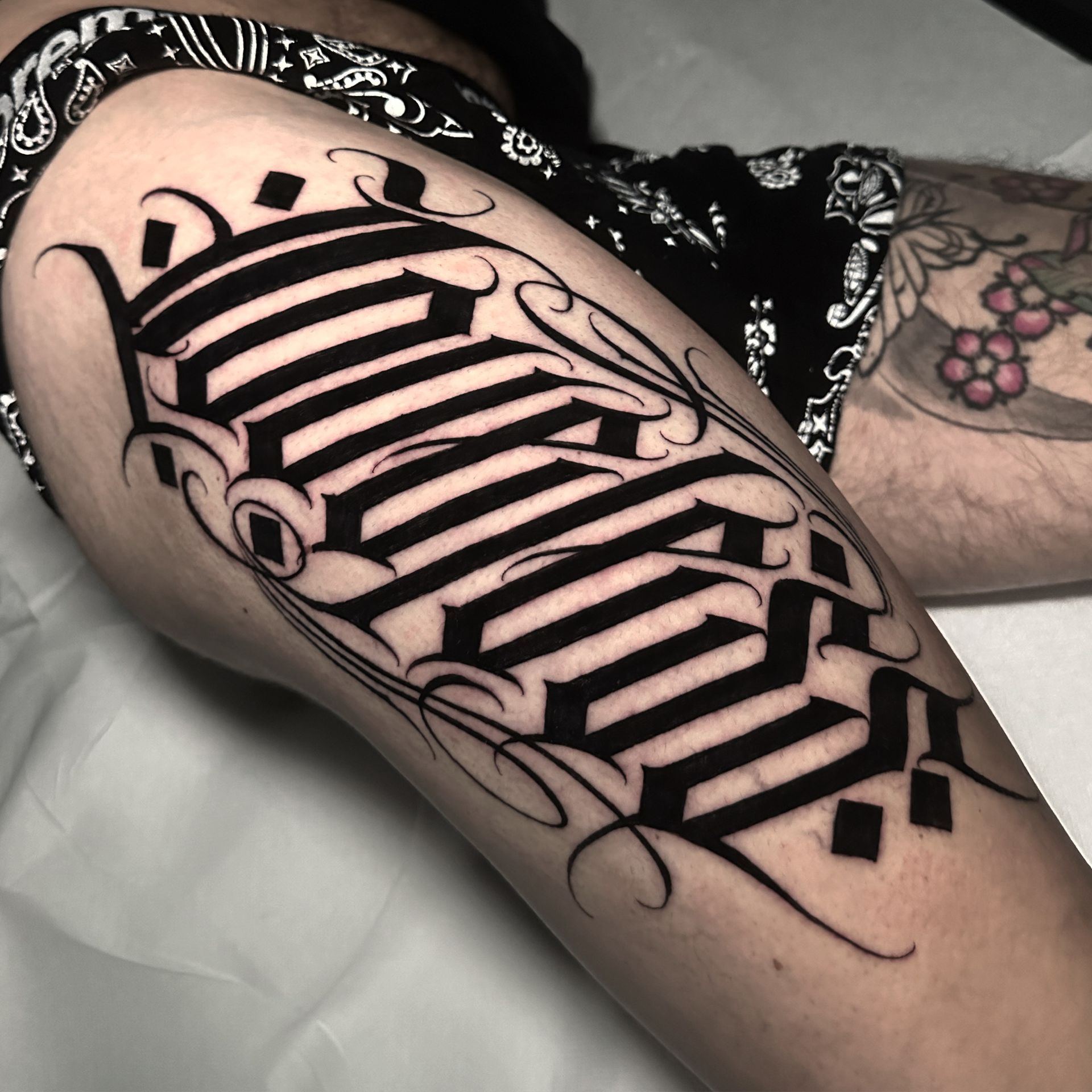 tattoo lettering