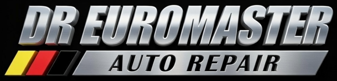 Logo for Demo Auto Repair: text with a gear icon, red and navy colors.