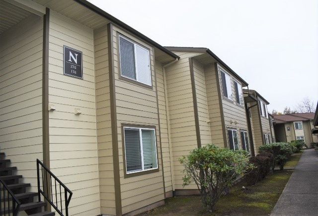 A building with the number n on the side of it