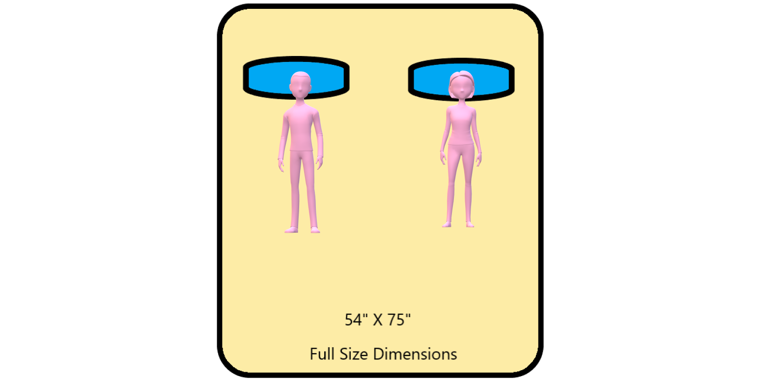 Full Size Dimensions