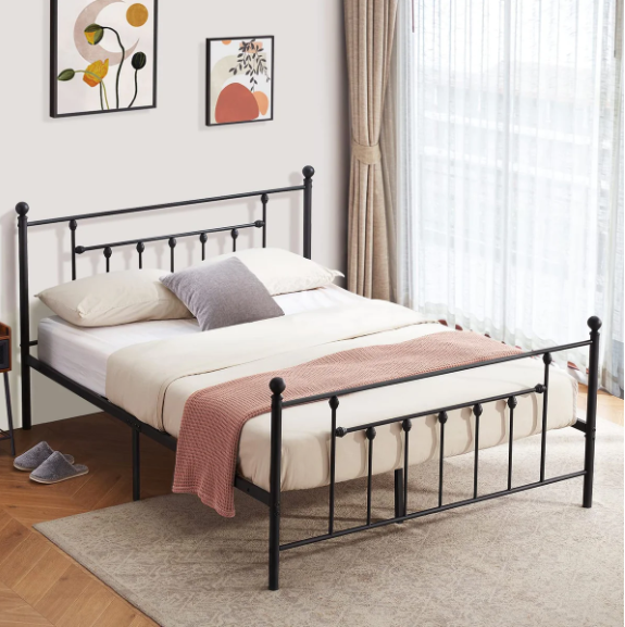 VECELO Queen Size Metal Bed Frame