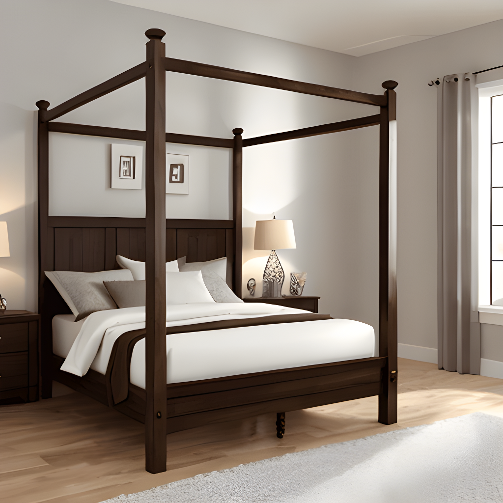 Type of Bed -  Four Poster Bed Frame