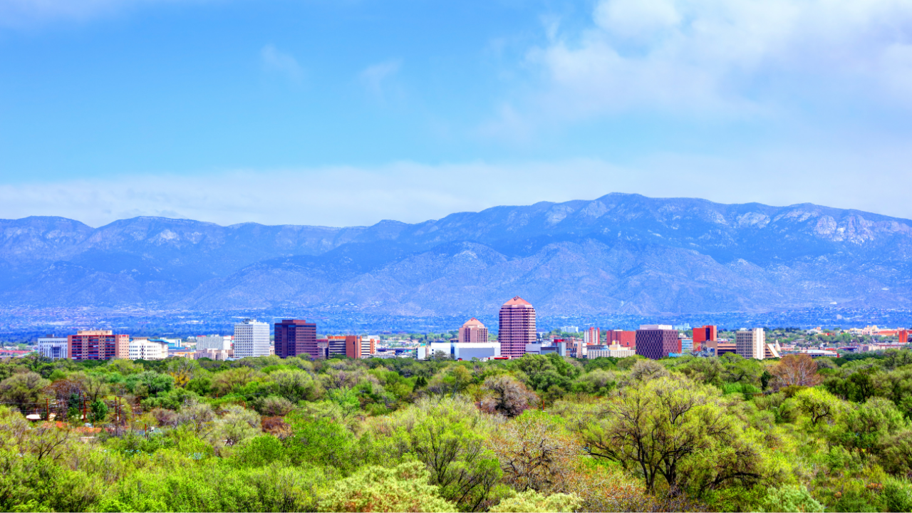 New Mexico skyline