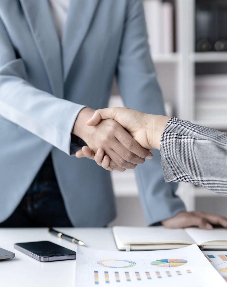 Women shaking hands Women shaking hands