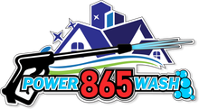 A logo for a company called power 865 wash