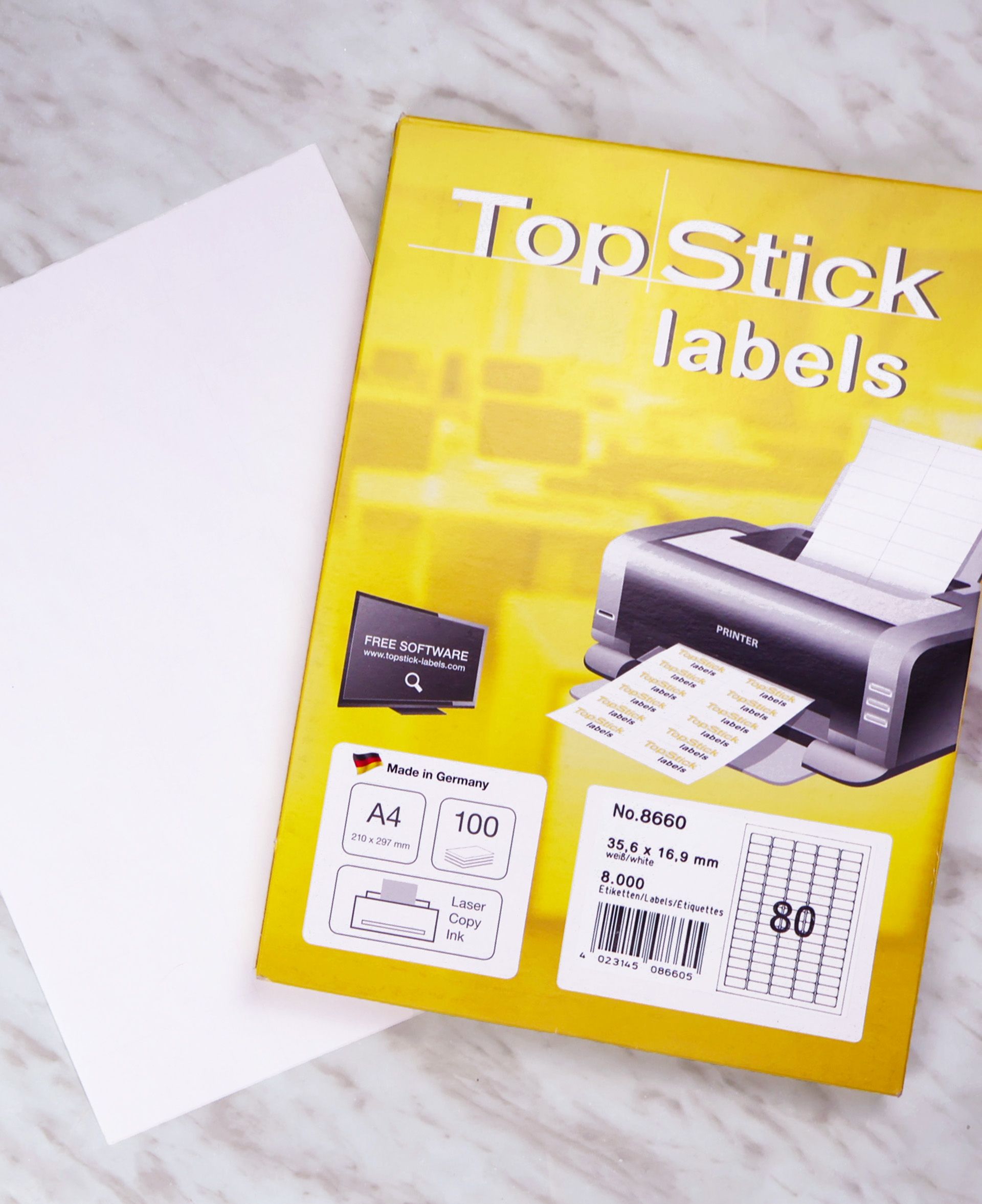 etiquetas da topstick