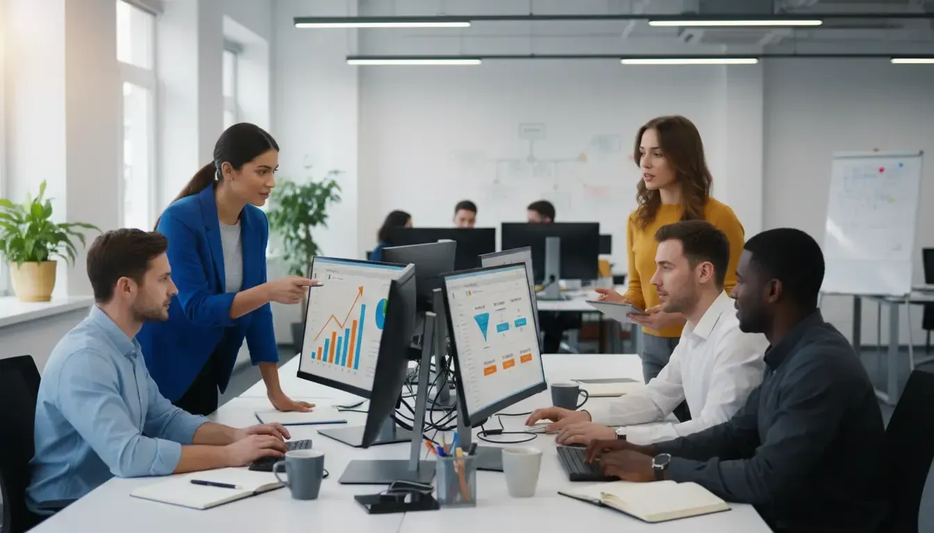 Equipe de agência de marketing digital para e-commerce