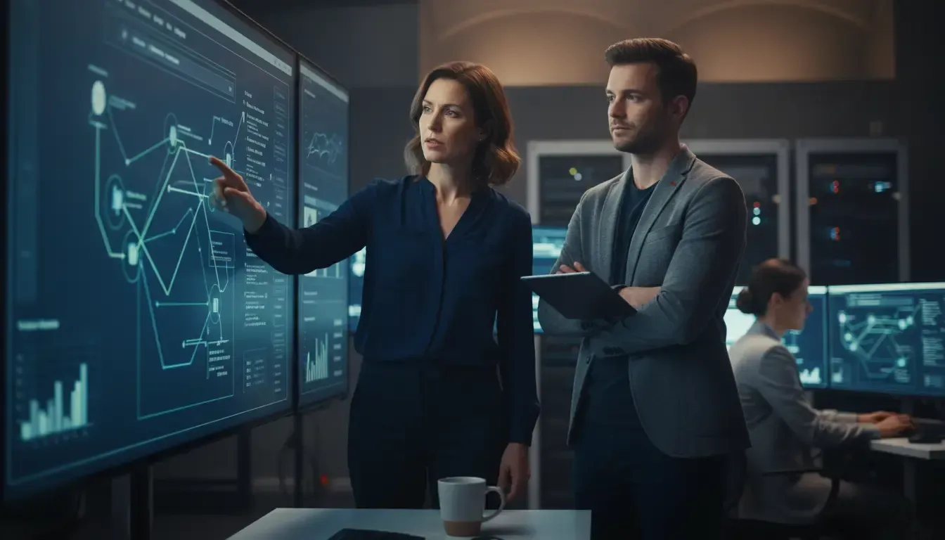 equipe de seo analisando a migração de plataforma