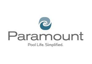 Paramount logo: a blue swirl icon above the text 