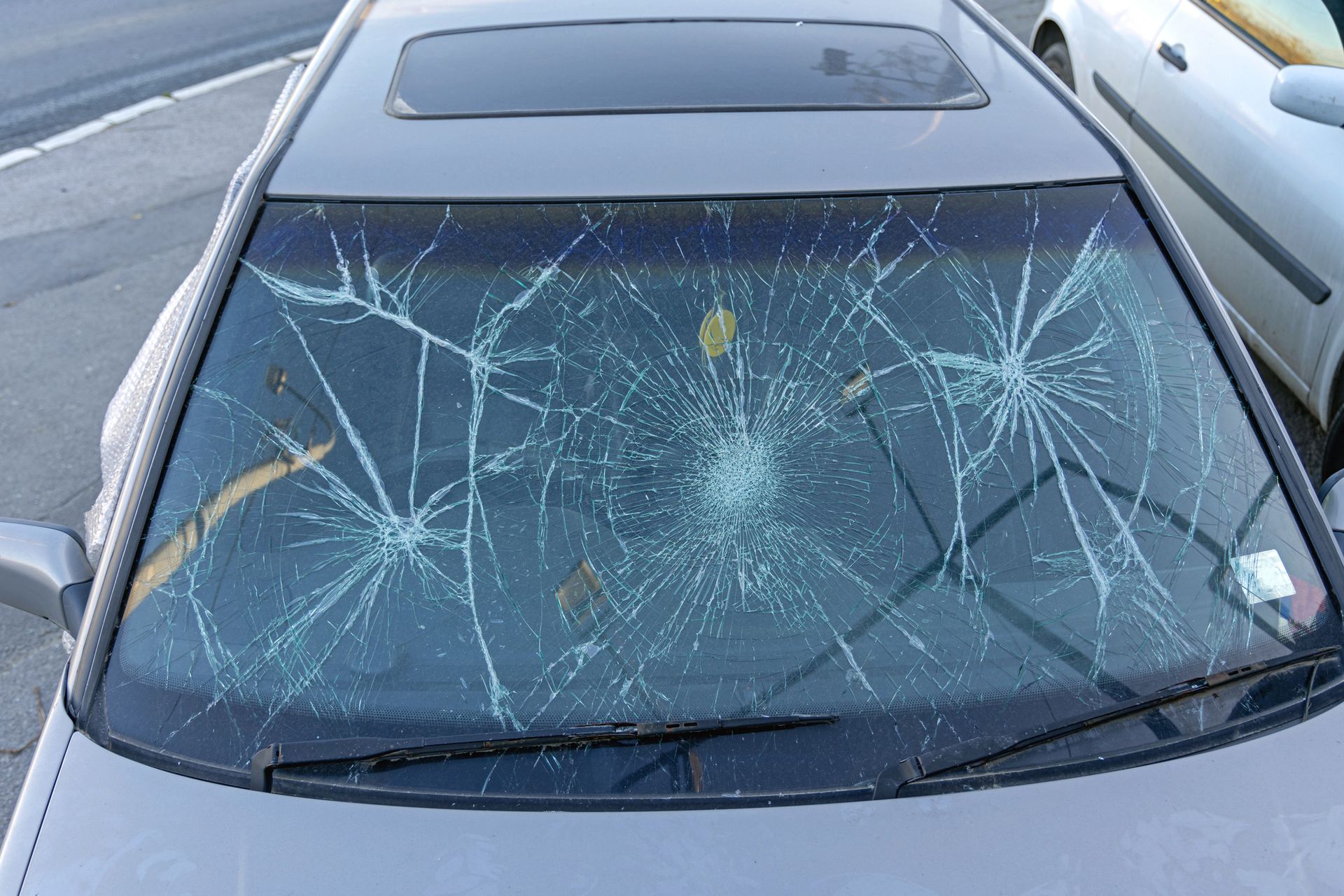 Damaged windshield - Santa Maria, CA - Auto Glass Experts Slo