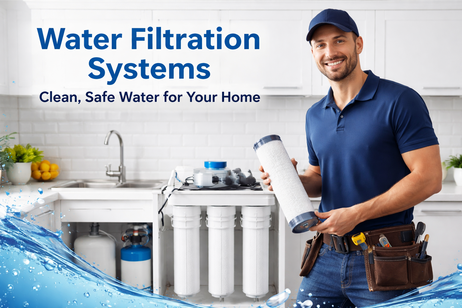 removing tree roots from water line