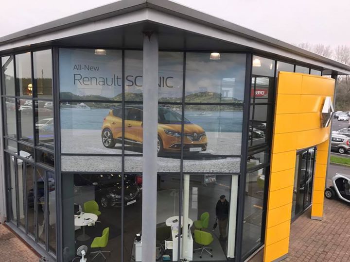 Renault Contravision Window Graphics