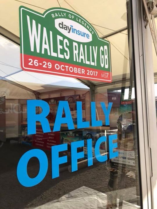 Wales Rally GB Window Graphics