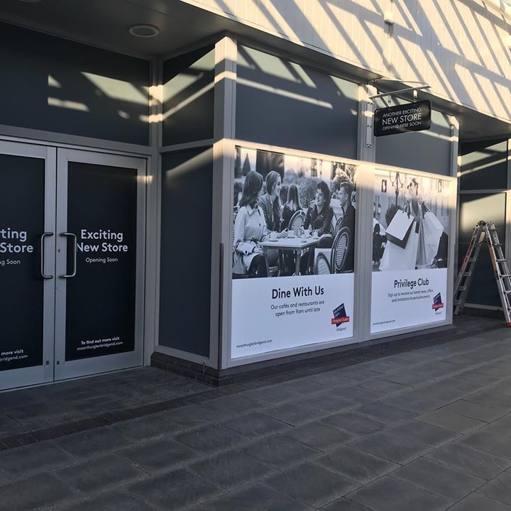 Window Graphics McArthurGlen Outlet Bridgend