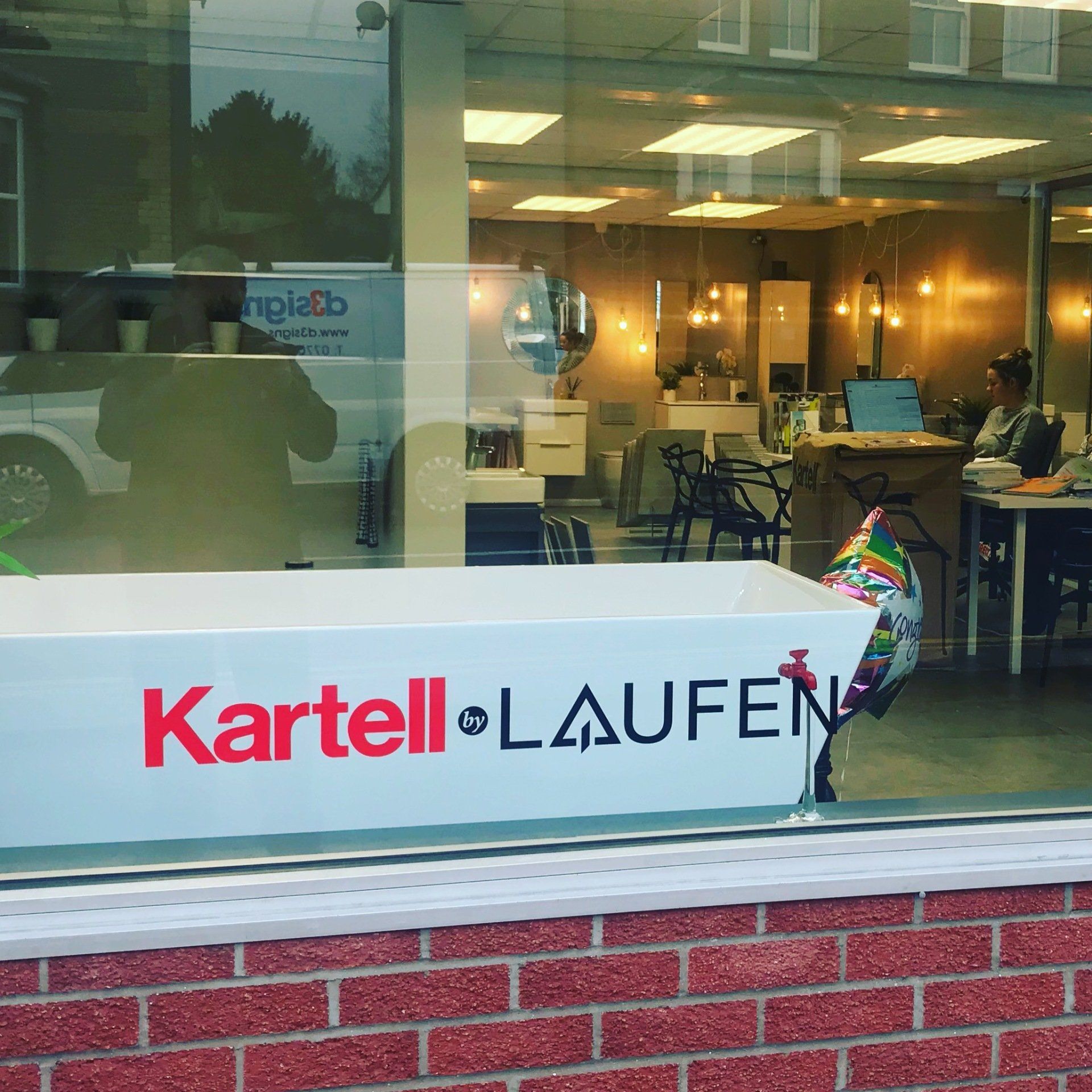 Kartell by Laufen Window Graphic
