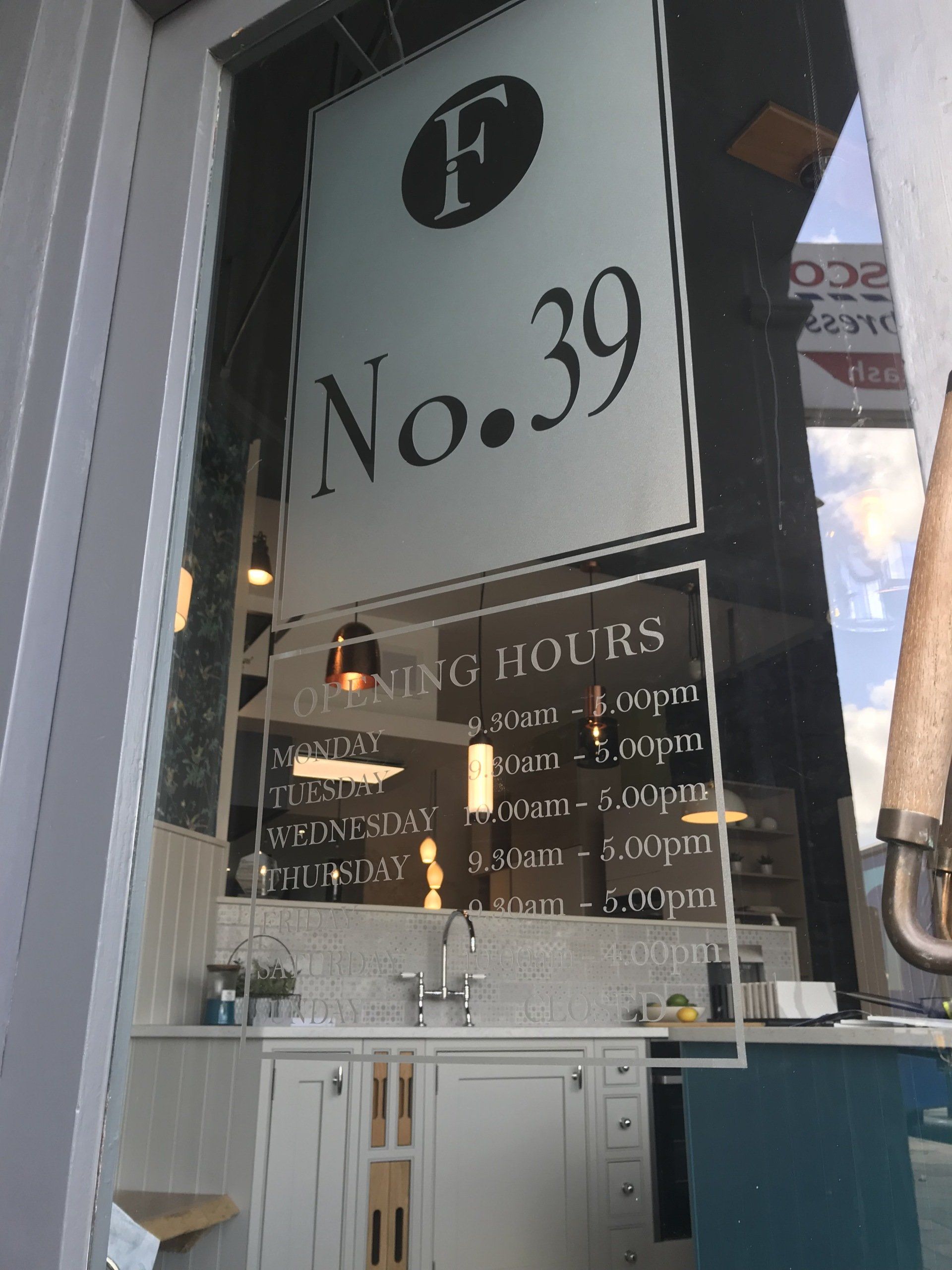 Freshwater Interiors Opening Hours Window