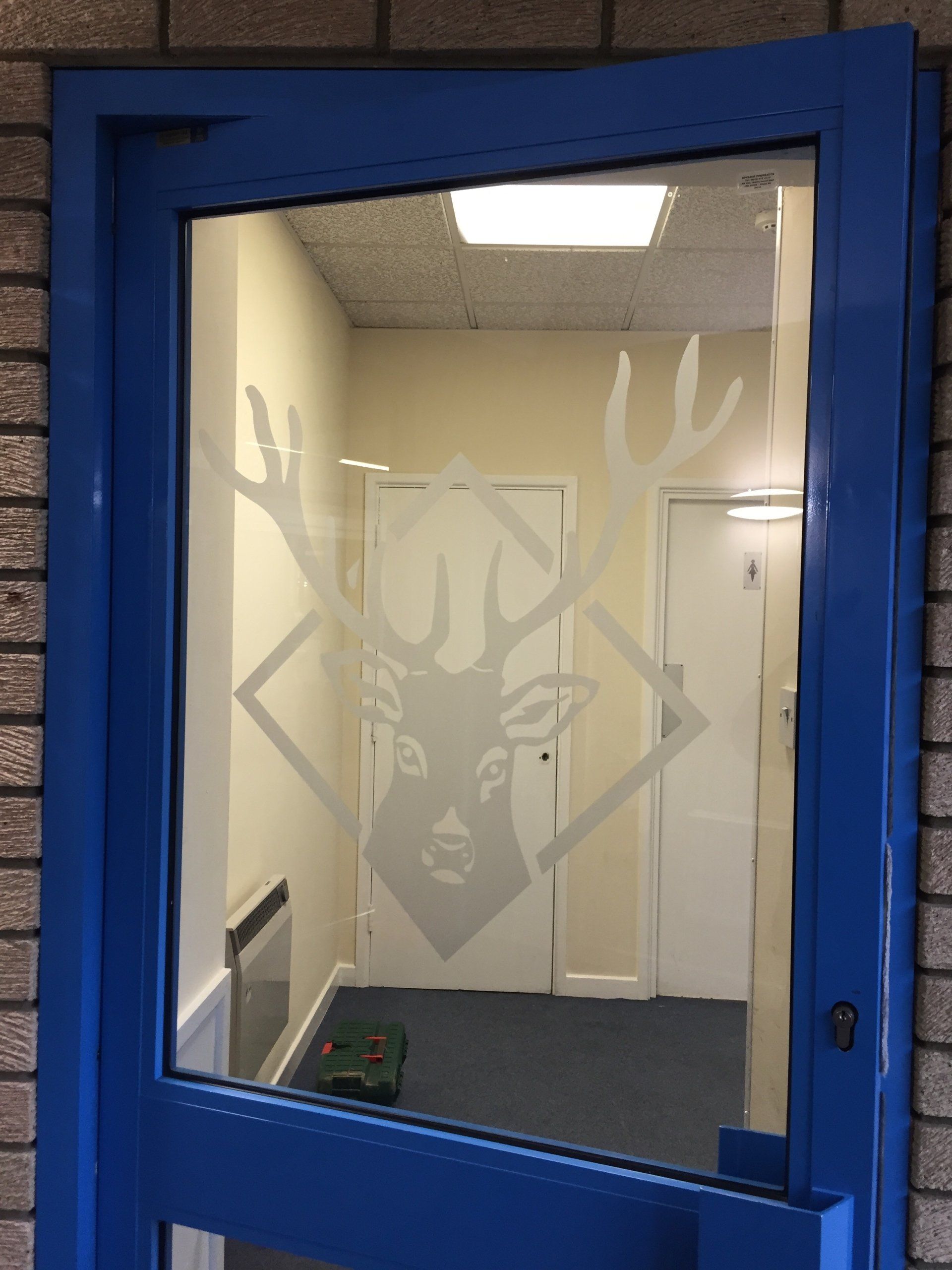 Entry Door Window Graphic Bridgend