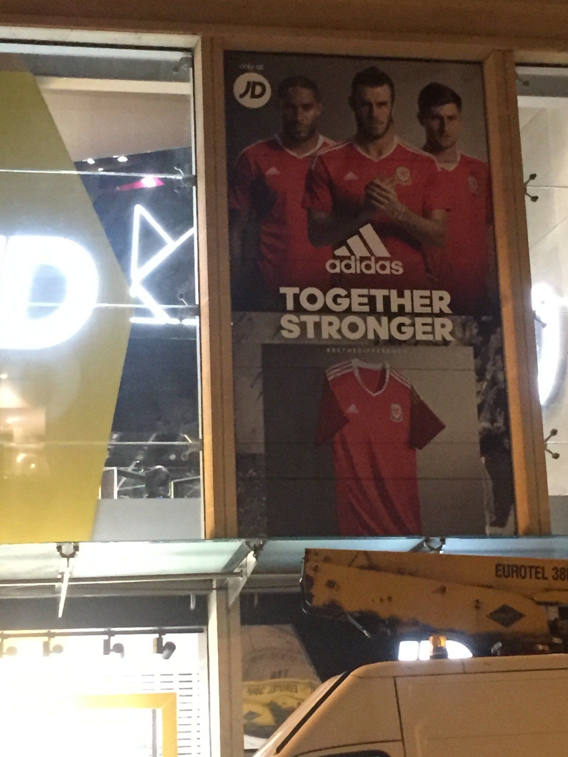 JD Sports Cardiff Window Graphic