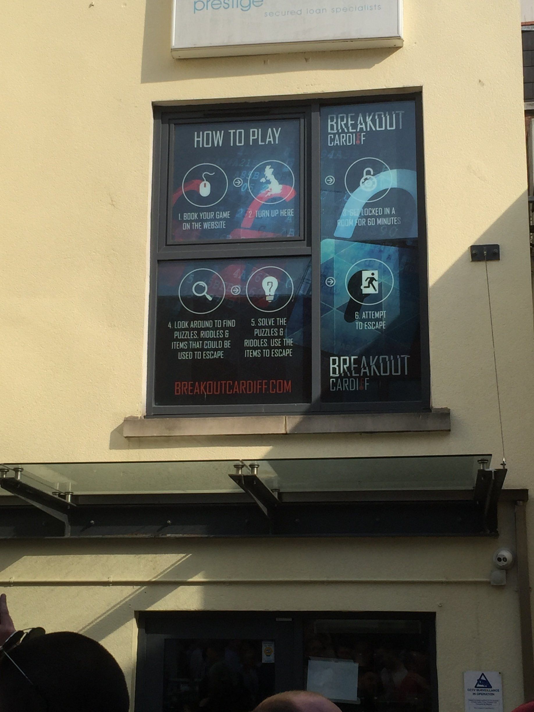 Breakout Cardiff Window Graphics