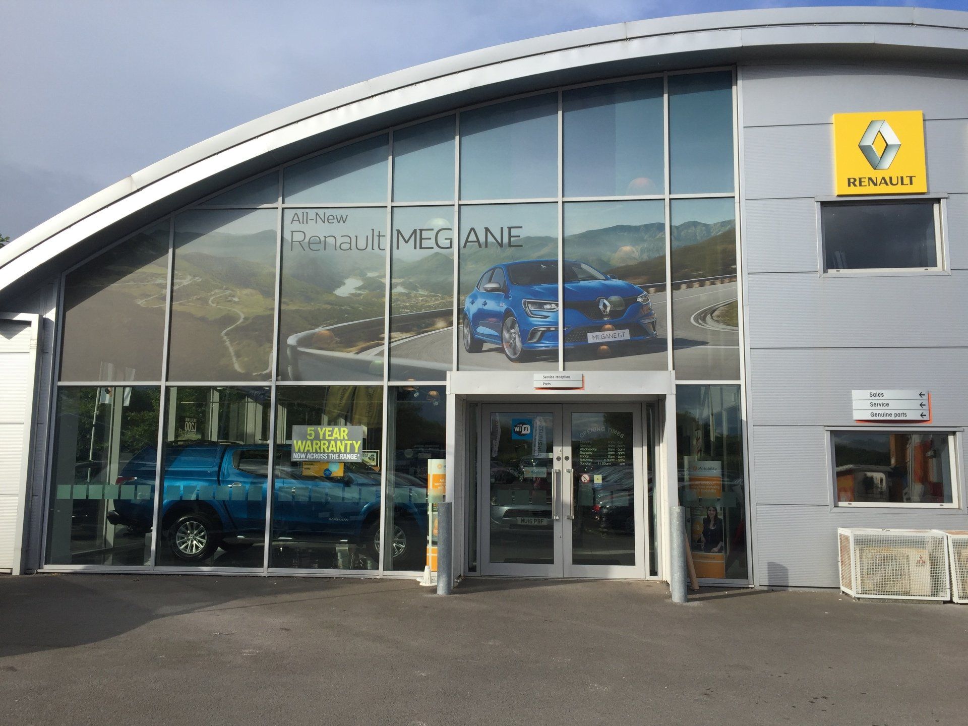 Renault Contravision Window Graphics