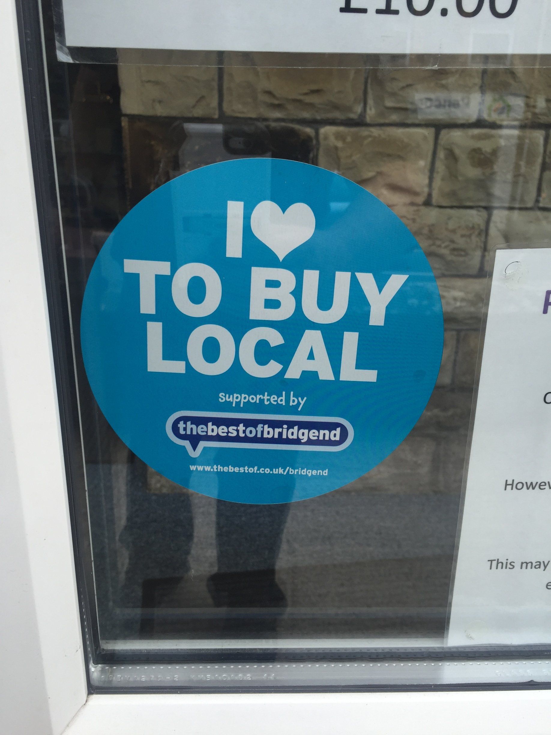 Love to Buy Local Window Sticker