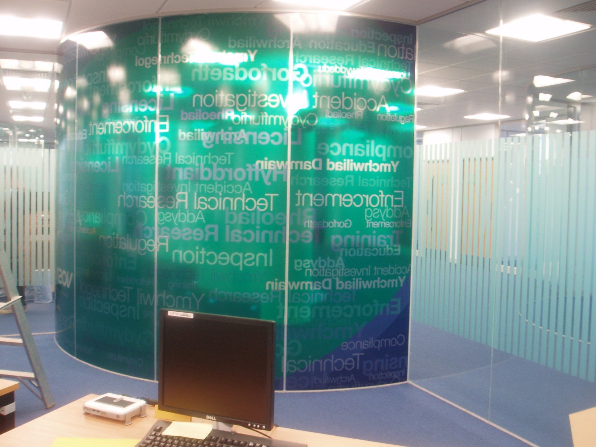 VOSA Swansea Window Graphic