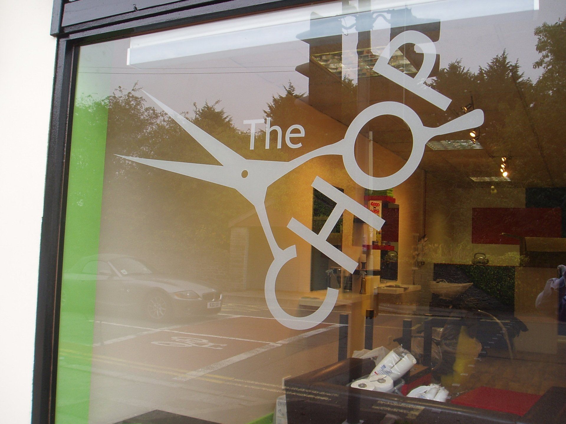 Barbers Window etch vinyl