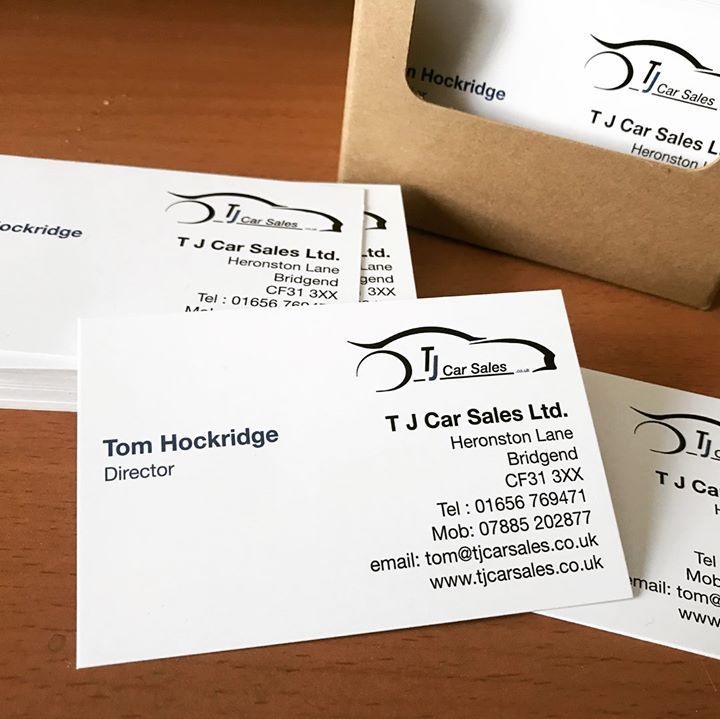 TJ Car Sales Business Cards