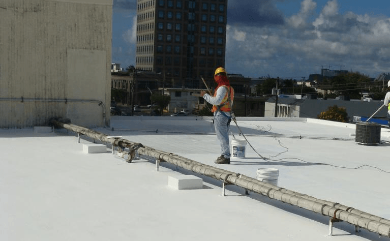 Commercial Flat Roofing — Barrie, ON — SprayMan Group