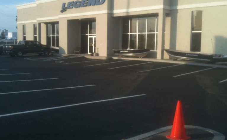 Commercial Parking Lot — Barrie, ON — SprayMan Group