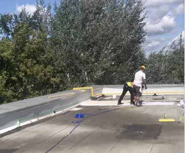 Flat Roof Repairs — Barrie, ON — SprayMan Group